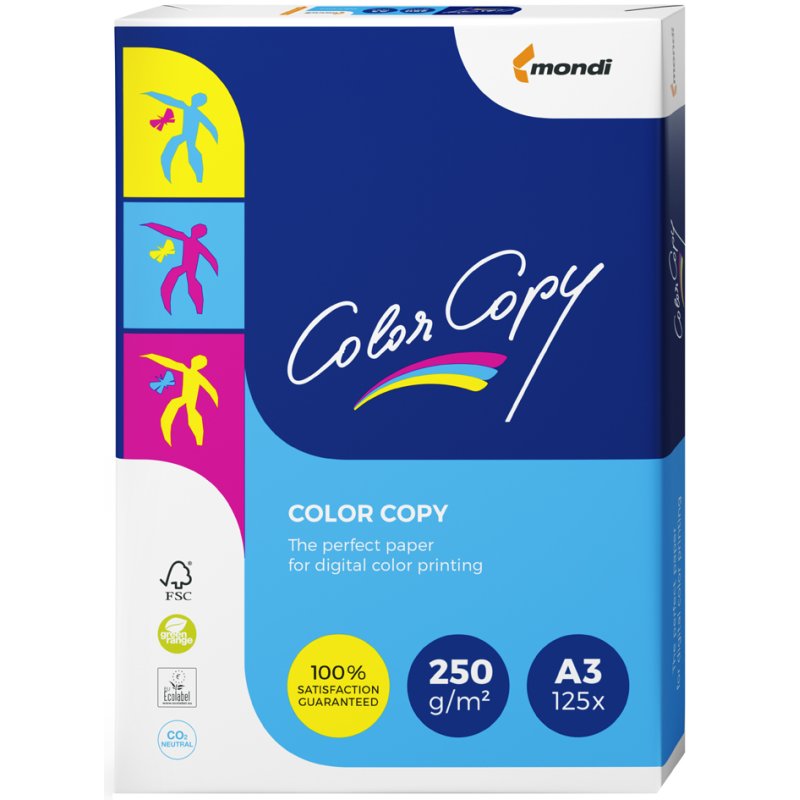 Mondi Color Copy papier multifonction, A3, 250 g/m², blanc, 125 feuilles